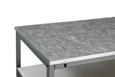 Tischmatte Grip Grau 1200x800 mm