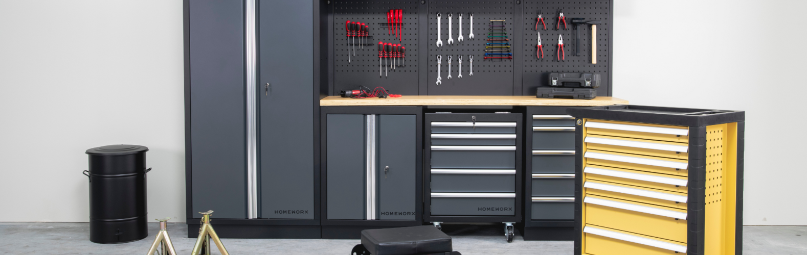 Garageneinrichtung für Garage und Werkstatt