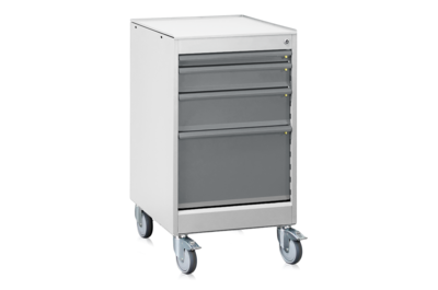 Schubladenblock 670 inklusive Rollen und Abdeckplatte