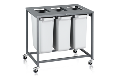 Sortierwagen Light 3 Behälter